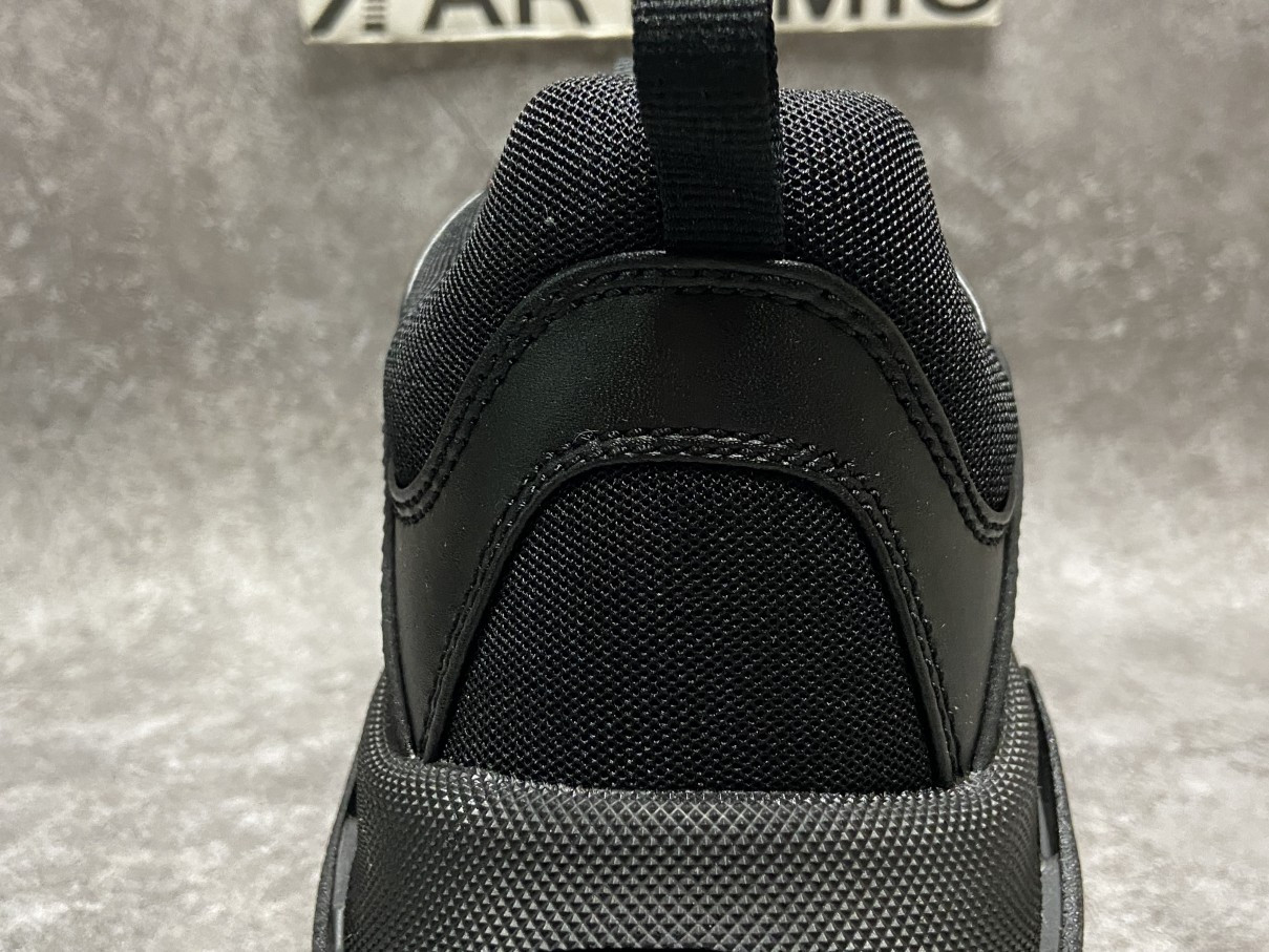 Balenciga Triple S Black and Neon Green