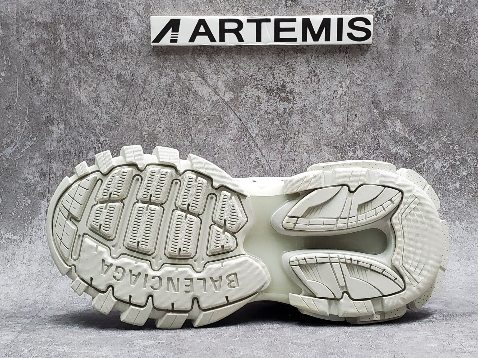 Balenciga LED Track Trainers White