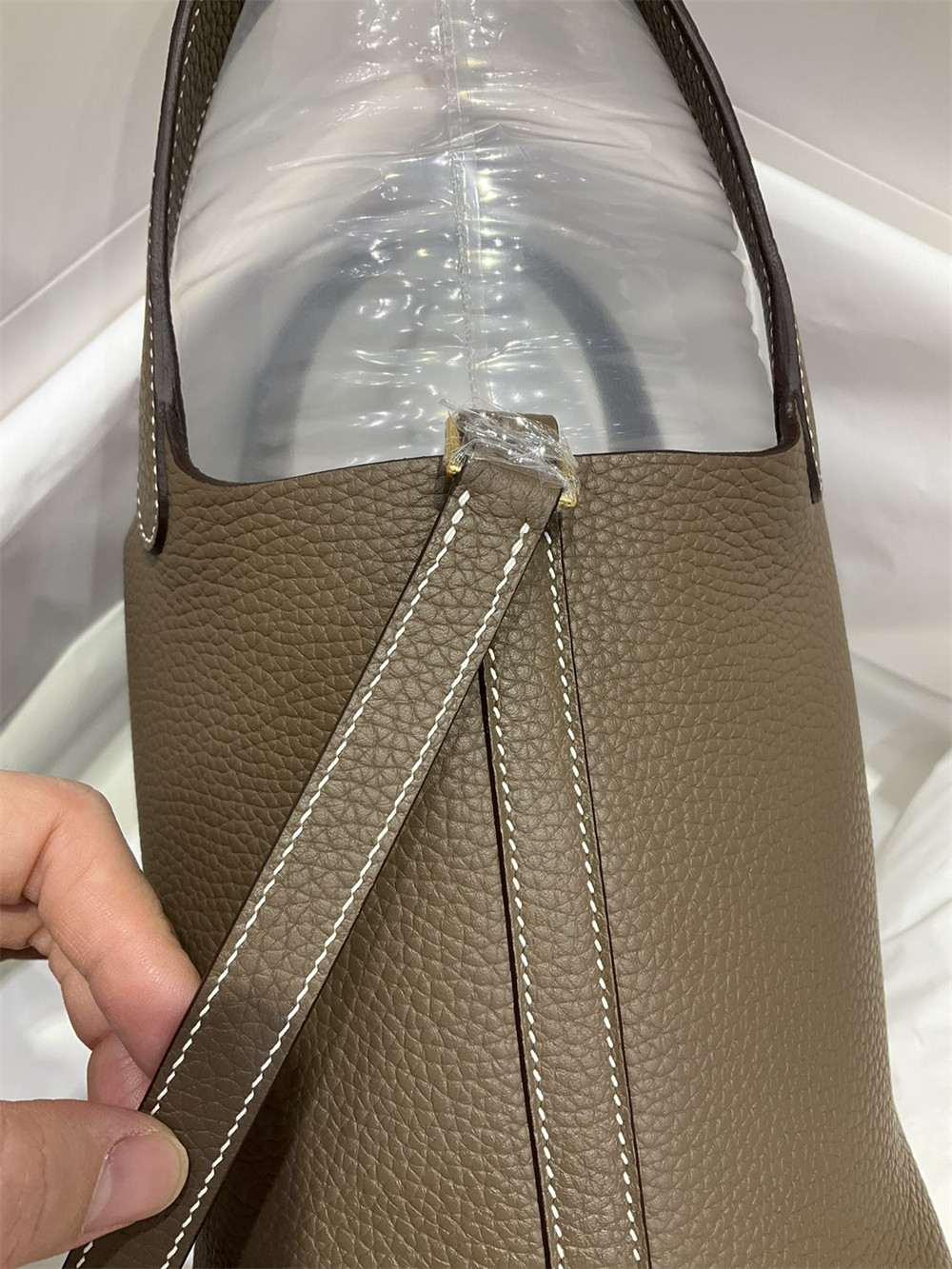 Hermès Picotin 18cm elephant gray without original box