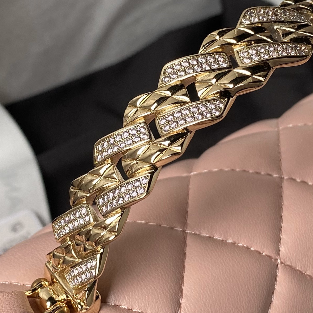 Ch*el 24a mini classic handbag 12 × 20 × 6 cm