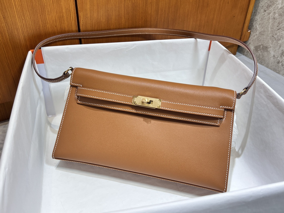 Hermès Kelly Elan Epsom16x27.8x4cm