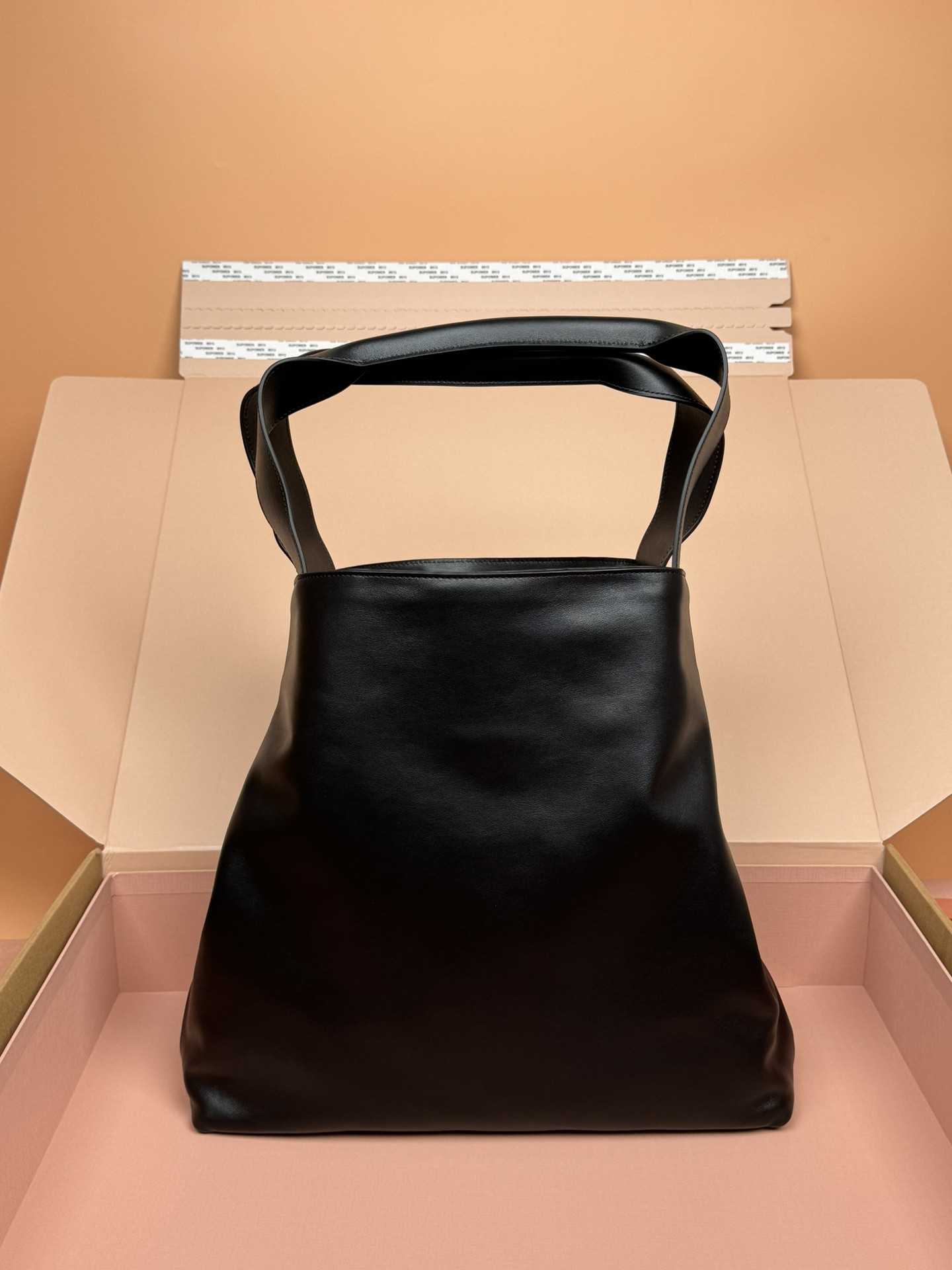 Miu Miu Leather Hobo Bag 39x38.5x11cm